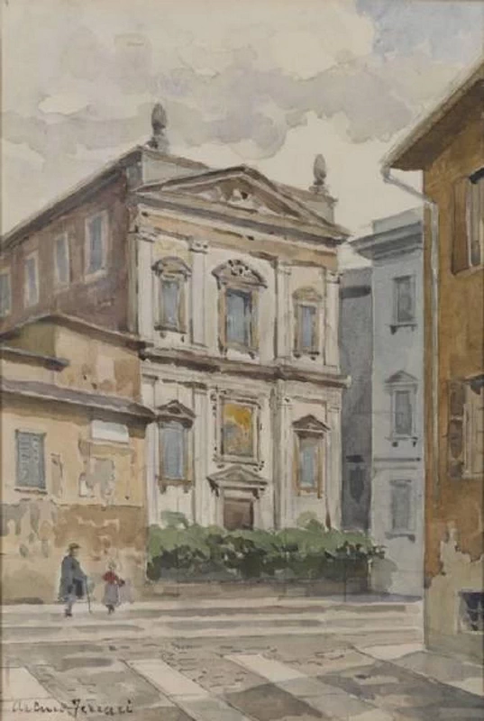 Chiesa di S. Bernardo in via Vigentina, 1890 - 1910, Civiche Raccolte Storiche. Museo di Milano